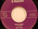 Meg Myles Sing On Baby / Shed A Tear 45 vg++ Capitol 3330 R&B Popcorn Jazz mix
