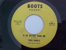 EDDIE DANIELS Is He Better Than Me NORTHERN SOUL FUNK ON BOOTS 45 RARE HEAR IT