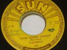 ELVIS PRESLEY GOOD ROCKIN' TONIGHT 45 SUN 210 MEMPHIS ROCKABILLY PUSHMARKS