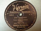 HERWIN 75533 VERNON DALHART Just A Melody/When You're Far Away V-
