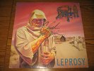 DEATH Leprosy LP ORG SIGNED BY CHUCK SCHULDINER AUTOGRAPHED DARK ANGEL MASSACRE