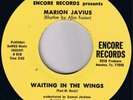 MARION JAVIUS & AFRO FUSION Waiting In The Wings RARE MODERN SOUL 45 * Listen TX