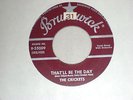 45 RPM THE CRICKETS w/BUDDY HOLLY *THAT’LL BE THE DAY* `57 EARLY ROCK N’ ROLL NM