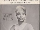 MARY WELLS--PICTURE SLEEVE ONLY---(I DON'T WANT TO TAKE A CHANCE)--PS--PIC--SLV