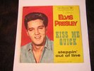 Elvis Presley KISS ME QUICK 45 & PS RCA ITALY N-1350 Italian import Record Nice