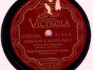 VICTOR SCROLL SET: RACHMANINOFF/ KREISLER BEETHOVEN VIOLIN SONATA (1928)