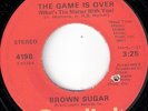 Brown Sugar Game is Over Capitol  Listen