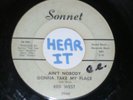 RARE ROCKABILLY ROCKER- RED WEST-ain't nobody gonna take my place-SONNET#   HEAR