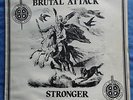 RARE BRUTAL ATTACK - STRONGER THAN BEFORE VINYL LP ROCK-O-RAMA
