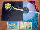 PINK FLOYD Dark side of the moon CLEAR WHITE VINYL FRENCH LP w/ Posters-Stickers