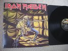 IRON MAIDEN - PIECE OF MIND - BLACK CARD DYE CUT INNER - EMA 800  M-/M-