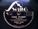 DJANGO REINHARDT TRIO saint louis blues / LOUIS GASTE / 78 RPM / EX-
