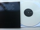 AC DC Back In Black OPAQUE WHITE VINYL LP. Mint.