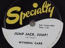 Hear R&B Rocker 78rpm WYNONA CARR Jump,Jack,Jump SPECIALTY 580 NOS