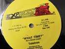 Teletron – What Time? 12in  US  RARE ELECTRO COSMIC FUNK * MINT *
