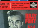 BILLY FURY NO 4 EP.GONNA TYPE A LETTER EP 7
