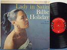 BILLIE HOLIDAY Lady in Satin 1958 ORIG DG 6-EYE MONO Mal Waldron J.J. Johnson
