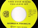 rare Soul 45 GEORGE H. FRANKLIN on FACES Listen