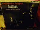 BRAHMS VIOLIN CONCERTO LP OISTRAKH SAX 2411 ED1 B/S