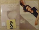 ST. VINCENT: STRANGE MERCY LP Limited WHITE Vinyl w/ Promo Poster + CD EP