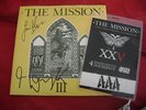 THE MISSION AUTOGRAPHED 7'' VINYL HAND SIGNED WAYNE HUSSEY STAY WITH ME Oop