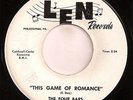 rare r&b popcorn doo wop 45 Four Bars on Len Eddie Daye LISTEN