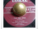 Billy Williams Pied Piper ROCKABILLY ROCKER POPCORN SOUL HEAR 45