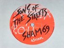 Sham 69 – song of the streets, no label SHAM1 RARE ONE SIDED PUNK PROMO -nm KBD