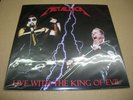 METALLICA - Live with the king of evil - rare 7'' EP, king diamond