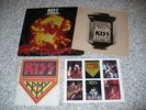 KISS..THE ORIGINALS..CASABLANCA...3 LP RECORDS w/ BOOKLET..CARDS & ARMY STICKER