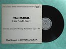 TAJ MAHAL Direct-to-Disc CCX-5011 Advance TEST PRESSING Audiophile MINT Live LP