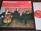 Richter Rostropovich Beethoven 5 Cello Sonatas Dutch Philips 2 LP-Box Mint