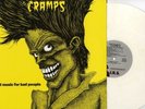 THE CRAMPS LP WHITE VINYL BAD MUSIC FOR BAD PEOPLE RARE PUNK KBD MISFITS