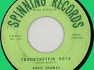 EDDIE THOMAS Frankenstein Rock 45rpm Spinning 1958 teen rocker