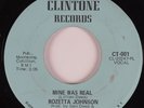 Northern Soul Crossover 45 ROZETTA JOHNSON Mine Was Real CLINTONE HEAR NM