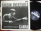 1961 SXL 2266 WB Gr ED1 Gamba LSO Rossini Overtures 1E2E  NM