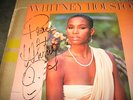 Whitney Houston  USA signed LP ex label rep copy saw cut cover LP NM Autographed