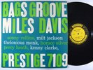 MILES DAVIS Bags Groove LP on Prestige NYC mono DG
