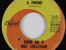 Funk 45 EDDIE BO & INEZ CHEATHAM Lover And A Friend CAPITOL HEAR