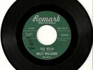 BILLY WILLIAMS Too Much/Backtrack ROMARK New Orleans ? Rhythm & Blues VG++