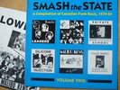 v/a SMASH THE STATE #2 sampler LP 1000 made PRIVATE SCHOOL, SPYS, LOWLIFE kbd