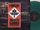 Manowar LP green Vinyl Sign of the Hammer