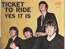 BEATLES--RARE PICTURE SLEEVE--(TICKET TO RIDE)---PS---PIC---SLV--PSL