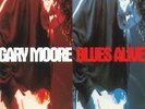 GARY MOORE -  uk mispress BLUES ALIVE Vinyl LP MINT Unplayed UK 1993
