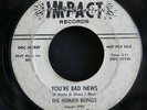 Garage Punk 45 THE HUMAN BEINGS on IMPACT Youre Bad News/Ling Ting Tong HEAR