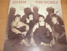 QUEEN - THE WORKS LP SLEEVE (SIGNED)