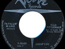 ELLA FITZGERALD: I'm Fallin' In Love/Ringo Beat (jazz vinyl 45)