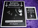 SATANIC SKINHEAD ZINE #1 Black Witchery Blasphemy Conqueror Revenge Sarcofago