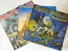 3 x LP Iron Maiden - Powerslave - Live after death - Same - foc - ois - Inlet