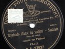 PABLO DE SARASATE violin - Zapateado - French G&T 78rpm /E-